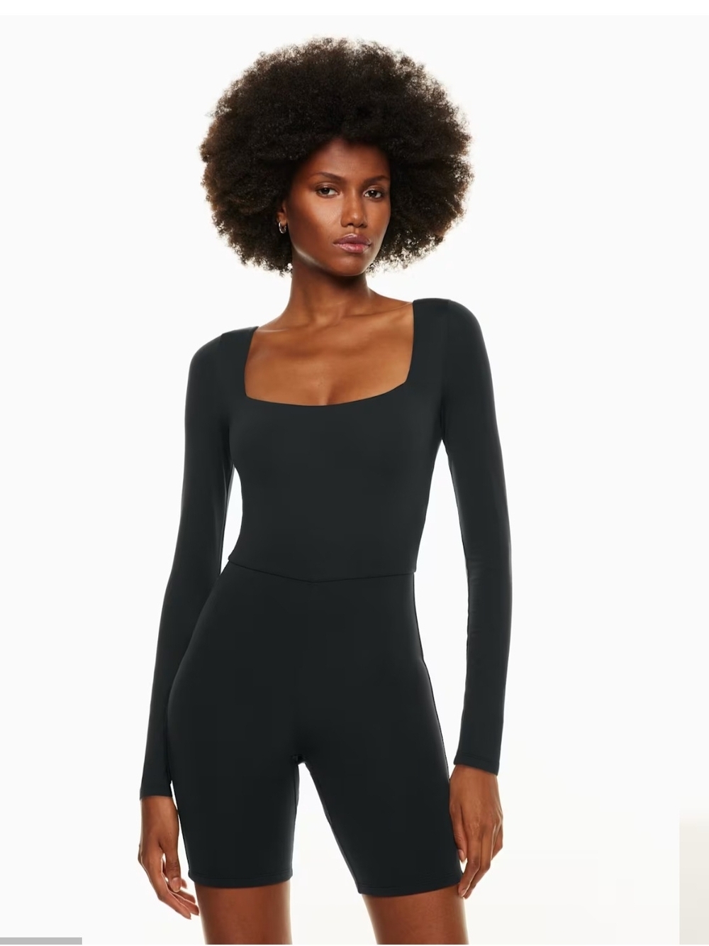 Babaton Contour Squareneck Longsleeve Romper
Square-neck long-sleeve romper